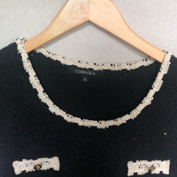 Vintage Inspired COURAGE.b Dress with Sparkles - Picture 6 of 7